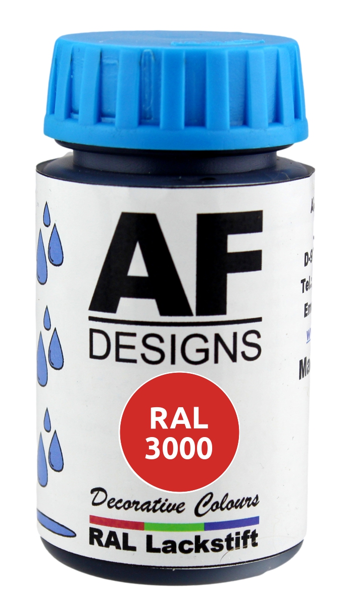 Lackstift in RAL 3000 wasserbasierend